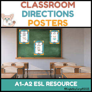 1 vibrant classroom instructions ESL learning kit