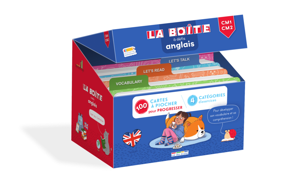 boite à défis 100 cartes anglais