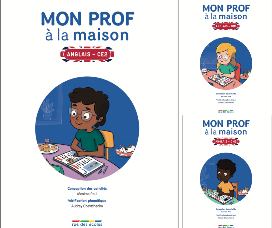 cahier mon prof à la maison