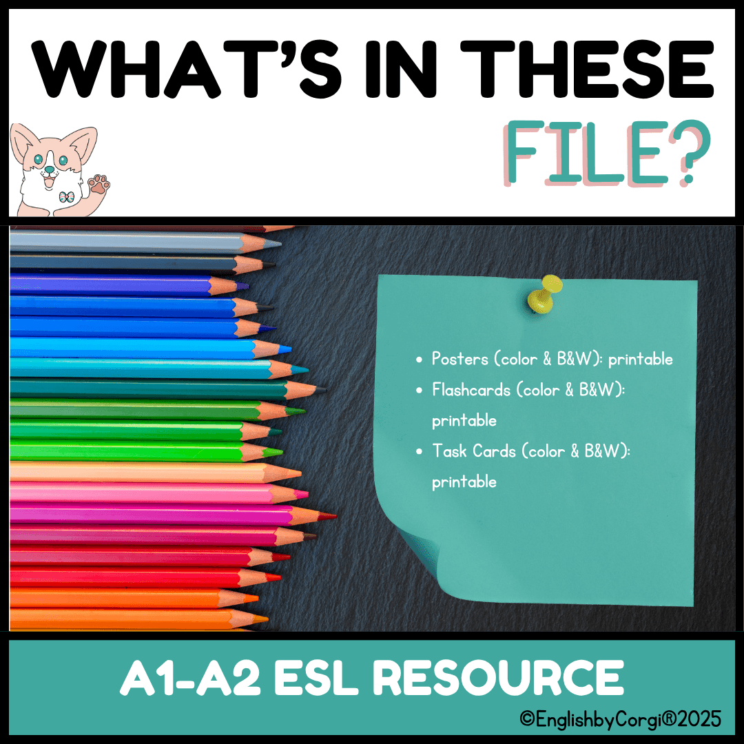 fun classroom rules materials for ESL students
