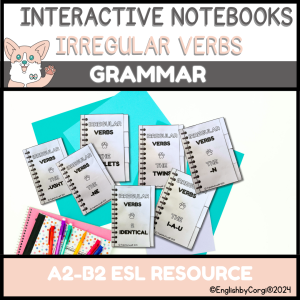 10 interactive notebooks the fun way to learn English irregular verbs