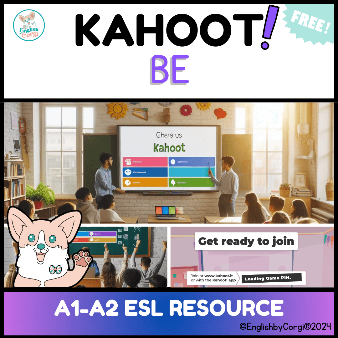 fun kahoot game for practicing the verb BE
