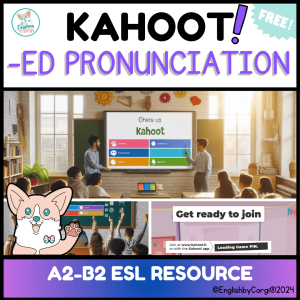 fun past tense -ED pronunciation kahoot game