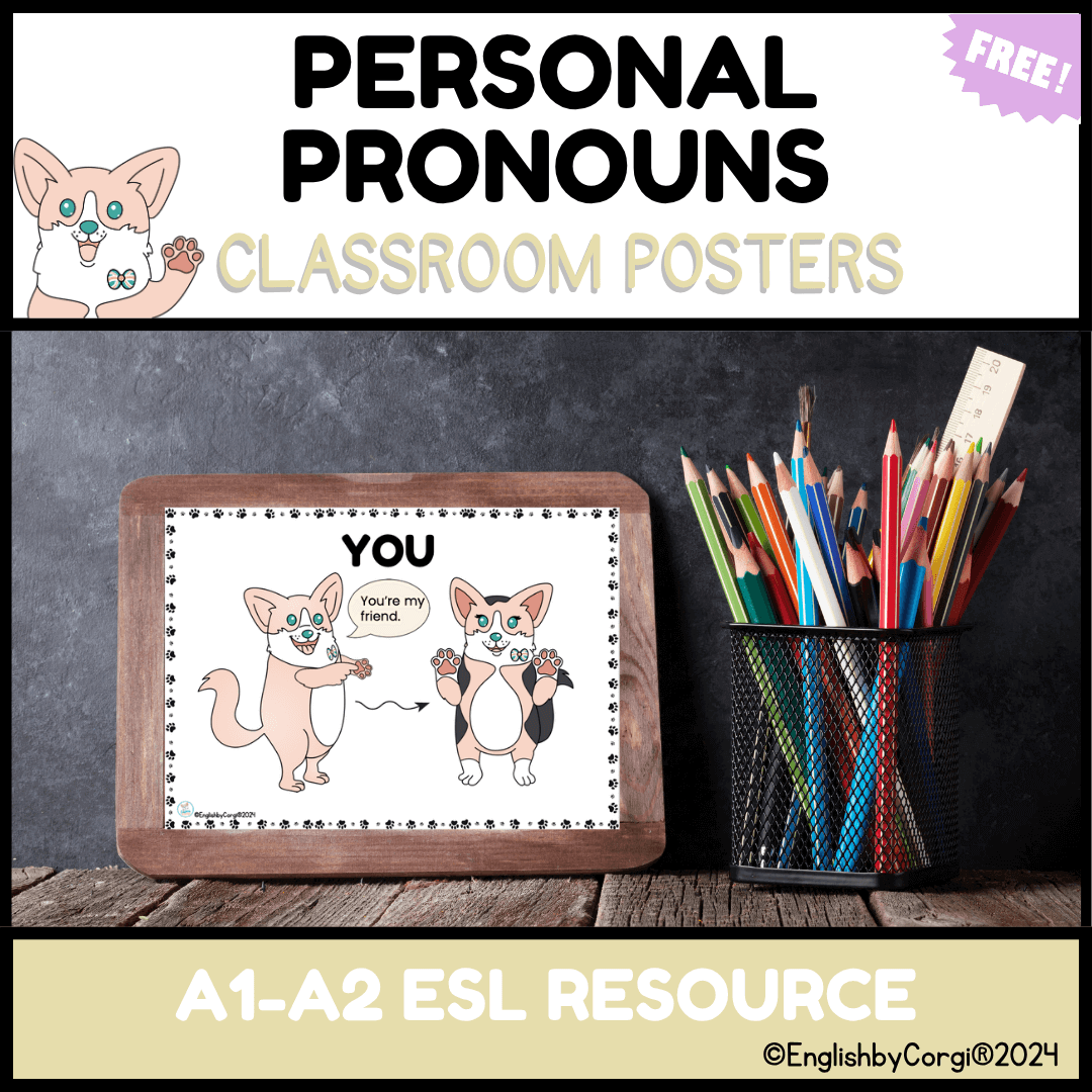 visual aids for learning personal pronouns