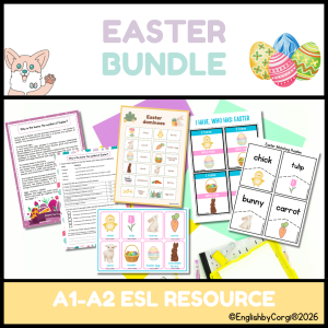 Easter vocabulary and reading bundle