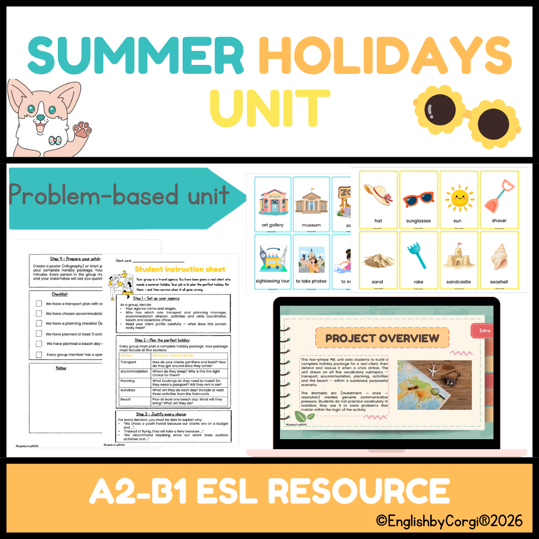 The Perfect Holiday Agency | ESL Mini-Unit | Problem-Based Learning